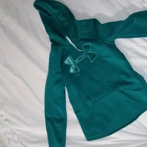 Turquoise under armor sweater